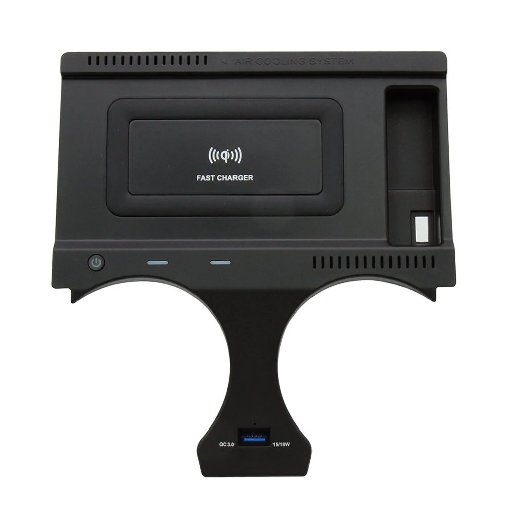 Автомобильное зарядное устройство консольное хранилище беспроводная зарядная