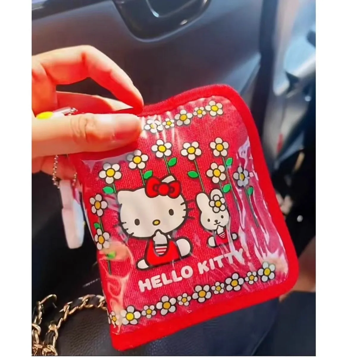 Милый винтажный кошелек Hello Kitty с героями мультфильмов сердечком для девочек