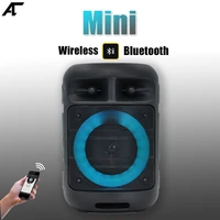 portable 4caixa de som bluetooth speaker wireless subwoofer excellent bass column colorful mini boombox outdoor camping ktv car