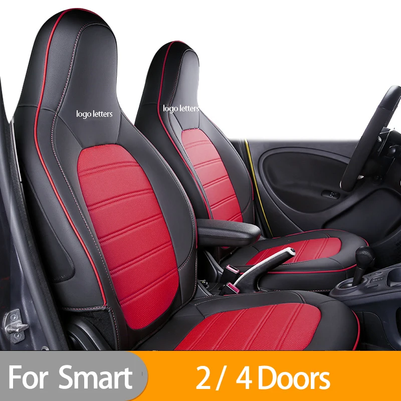 

New Car Seat Cover All-Inclusive Cushion For Mercedes Smart 453 Fortwo Forfour 2015 - 19 Four Seasons Leather Accessories