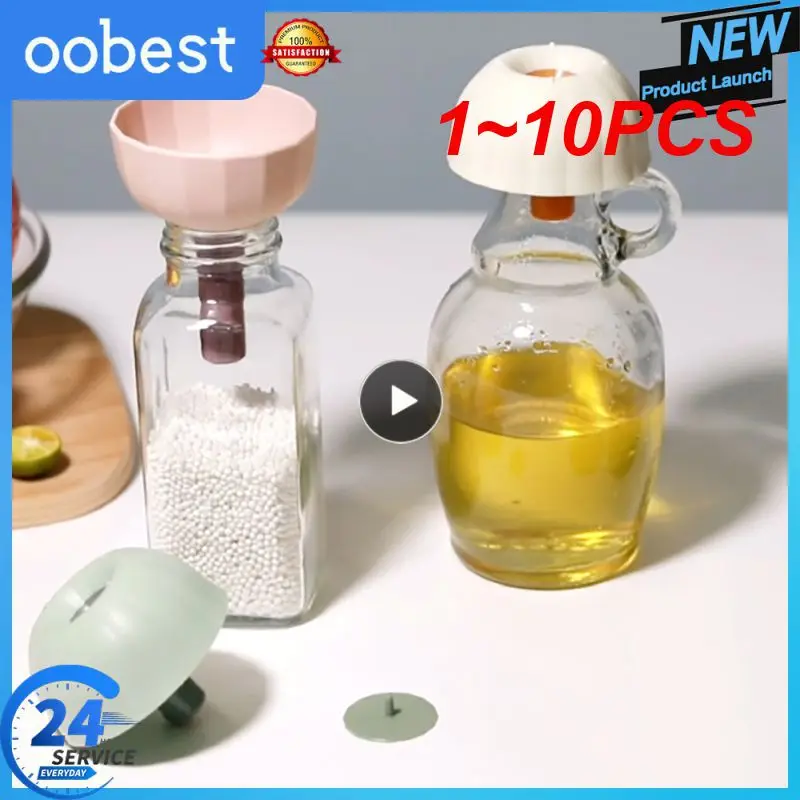 

1-10 шт., силиконовая складная Мини-воронка