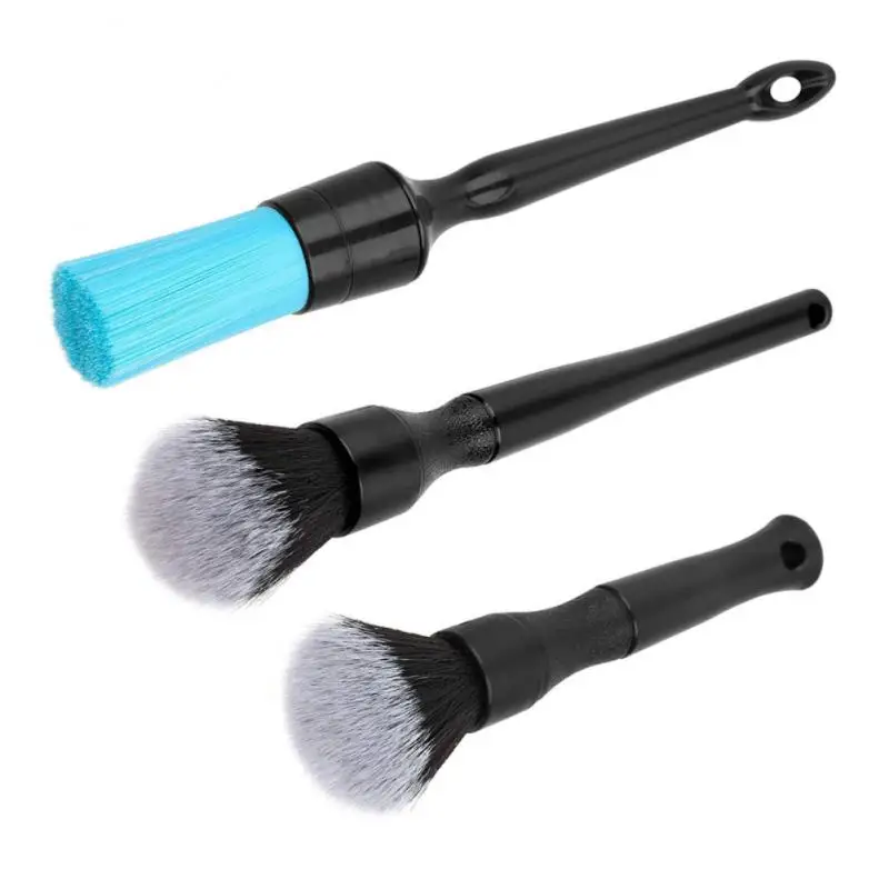 

3Pcs/lot Car Cleaning Tools Car Detailing Brush Wheel Hub Exterior Washing Brushes Car Detailing Products Auto Accessories