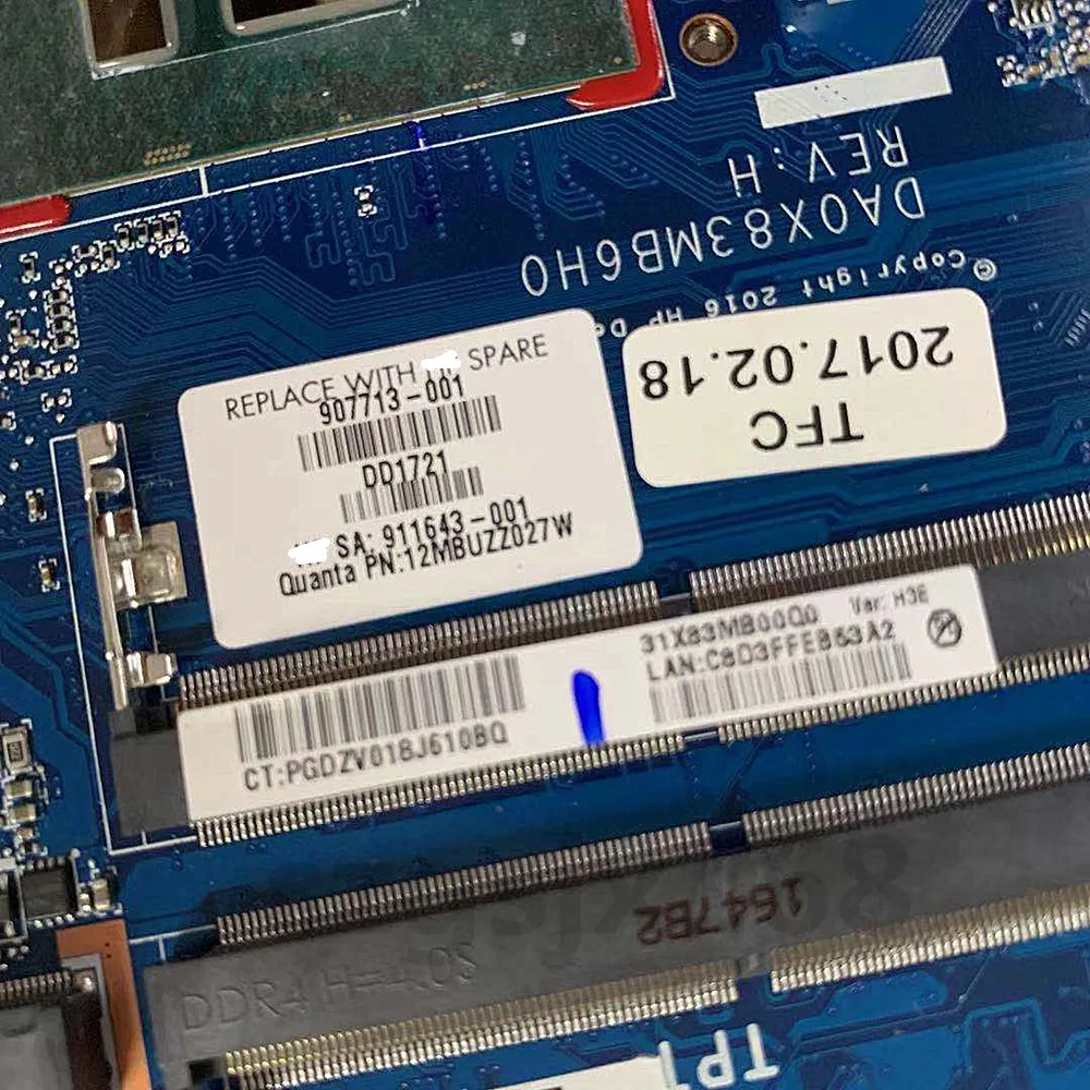 Материнская плата для ноутбука HP 907713 G4 601 450-470 930 Мб