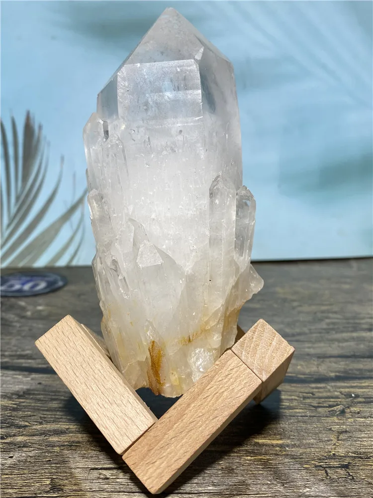 

Stone Natural Pineapple Crystal Spirit Quartz Healing Geode Tower Minerals Specimen Reiki Feng Shui Ornaments Home Decor