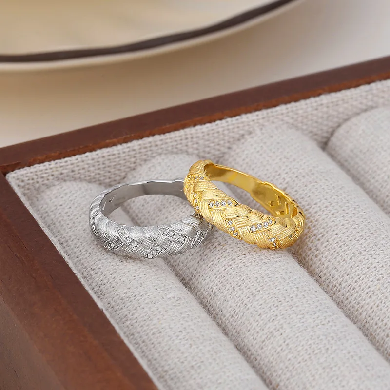 Новинка корейская мода классическое медное Плетеное украшение в виде пшеничного