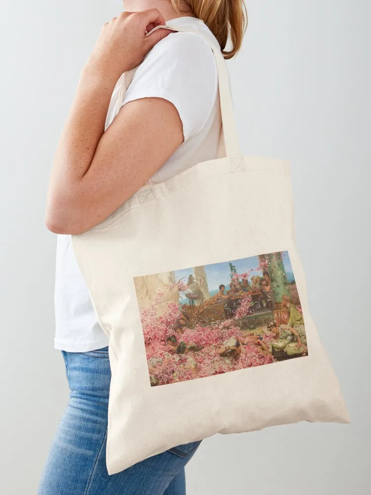 Розы Гелигорбарус от Sir Lawrence Alma-Tadema Tote Bag холщовая сумка-шоппер женская сумка-тоут