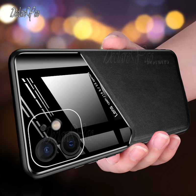 

14 Plus Cover DECLAREYAO Magnetic Case Coque For Apple iPhone 12 13 Mini Covers Silicone Soft Cases For iPhone 14 13 12 Pro Max