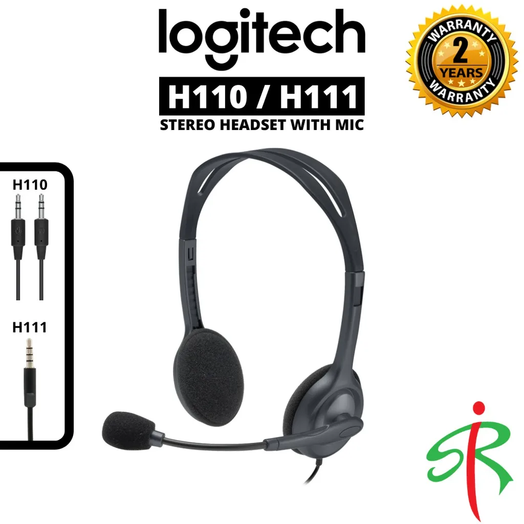 

Logitech H110 / H111 Stereo Headset with Mic