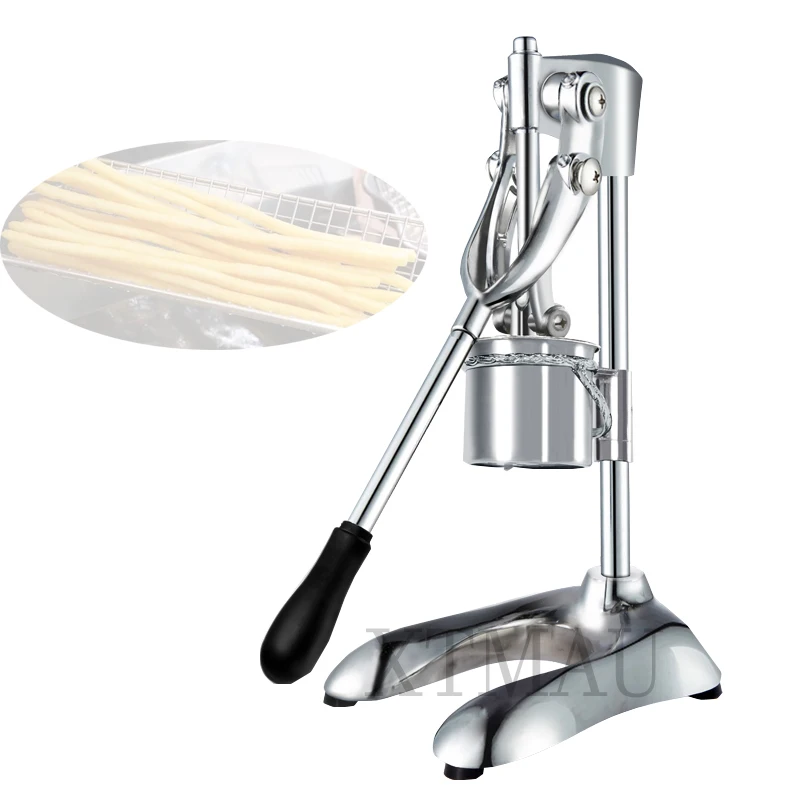 

30cm Super Long French Fries Maker Manual Squeeze Machine Extrusion Batter Mashed Potatoes Fried Chip Processor Tool