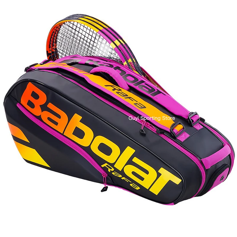 Профессиональная аэротеннисная сумка Babolat для 6/9 теннисных ракеток женщин и