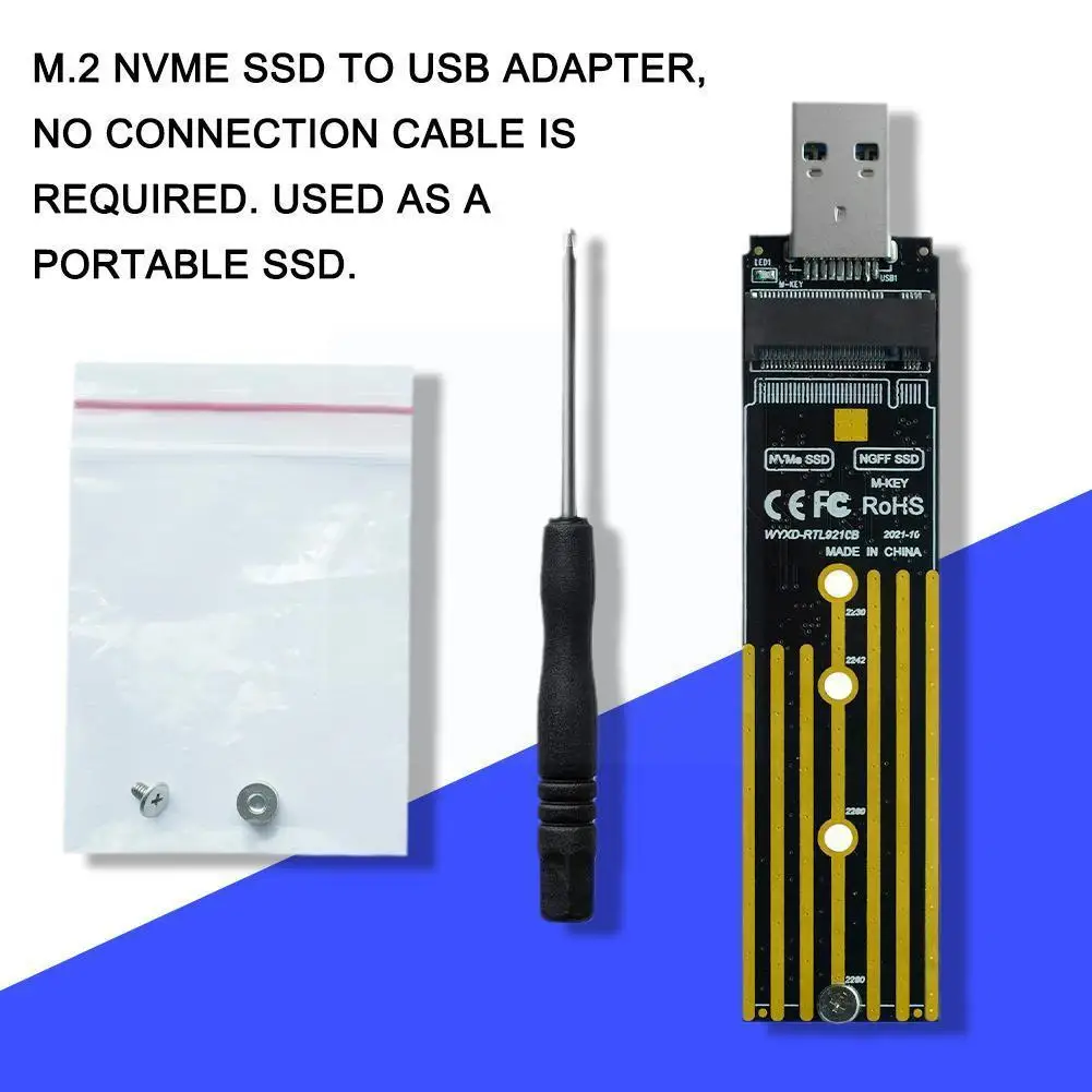 

M.2 Nvme Ssd To Usb 3.1 Adapter Pci-e To Usb-a Converter Card In Line Adapter 10gbps Usb3.1 Gen 2 For 970 960 For I U9r9