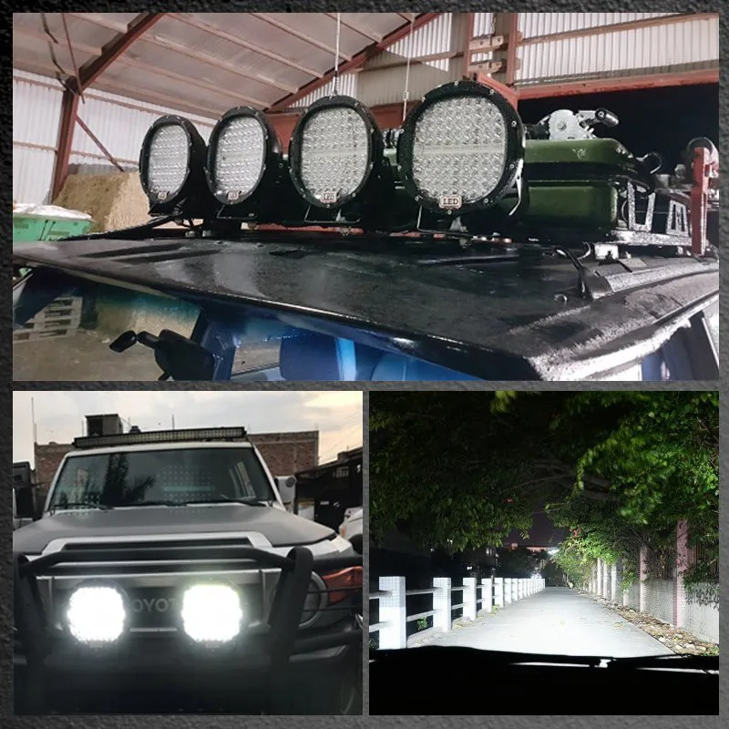 9-дюймовый внедорожный бампер светодиодный рабочий свет бар точечный светильник