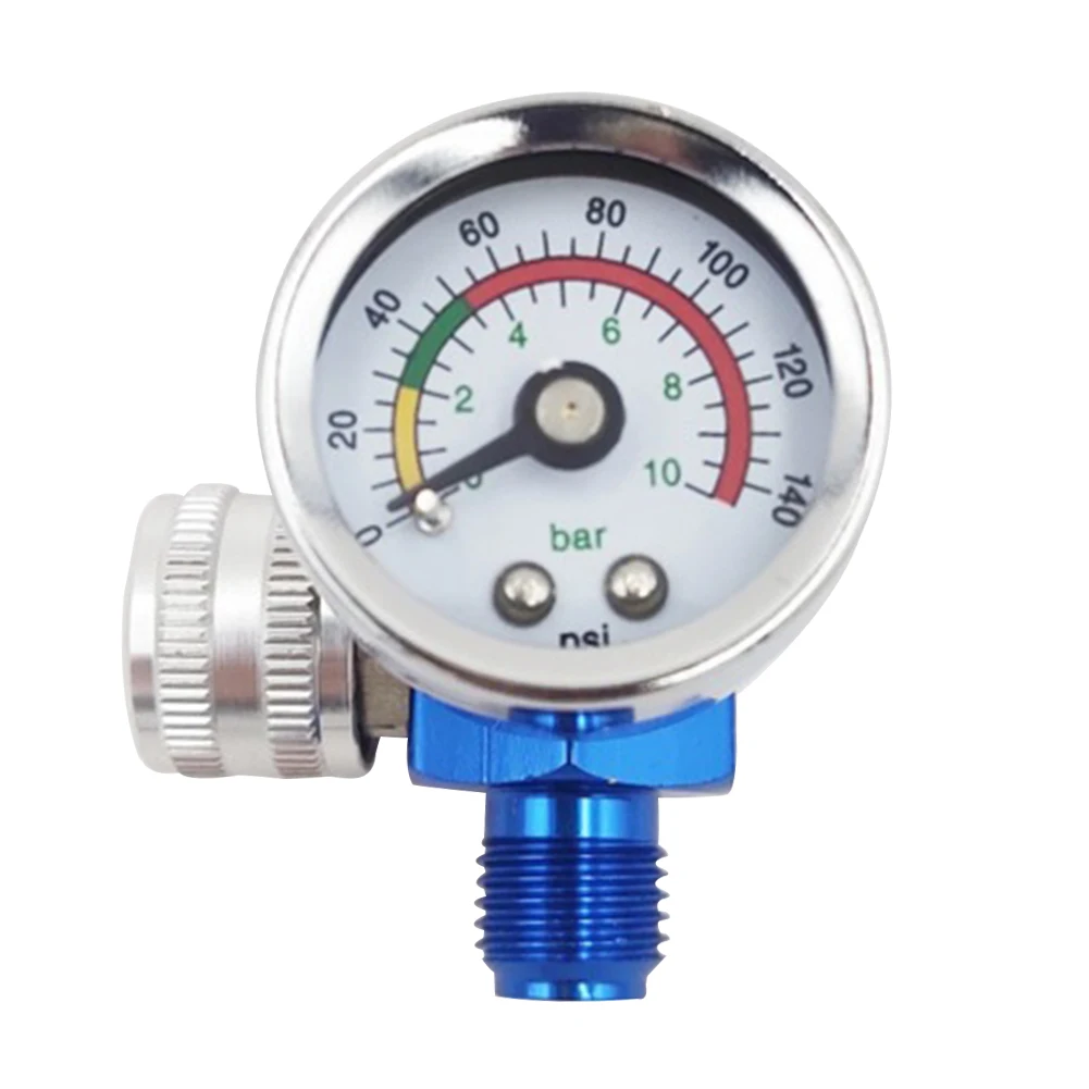 G1/4 inch Paint Spray Gun Pressure Regulator 150 PSI Adjust Air Pressure Regulator Gauge Car Painting Spray Gun Pneumatic Tool