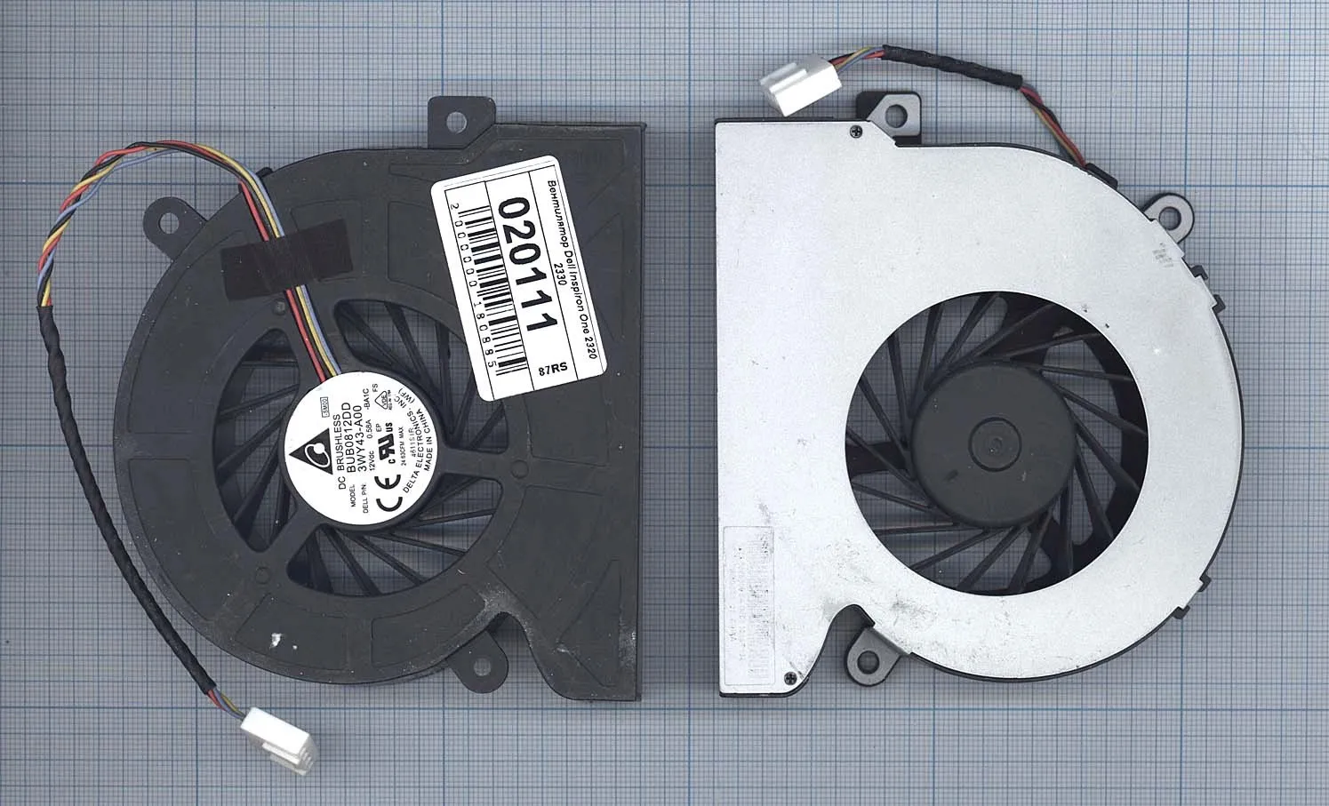 Вентилятор (кулер) для монобока Dell Inspiron One 2330 (4-pin DC12V 1.0A) ver.1 | Компьютеры и офис