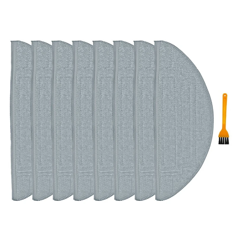 

8PCS Replacement Mop Pads For Roborock S8 / S8+ / S8 Pro / G20 Robot Vacuum, Microfiber Mopping Cloth Vacuum Accessories