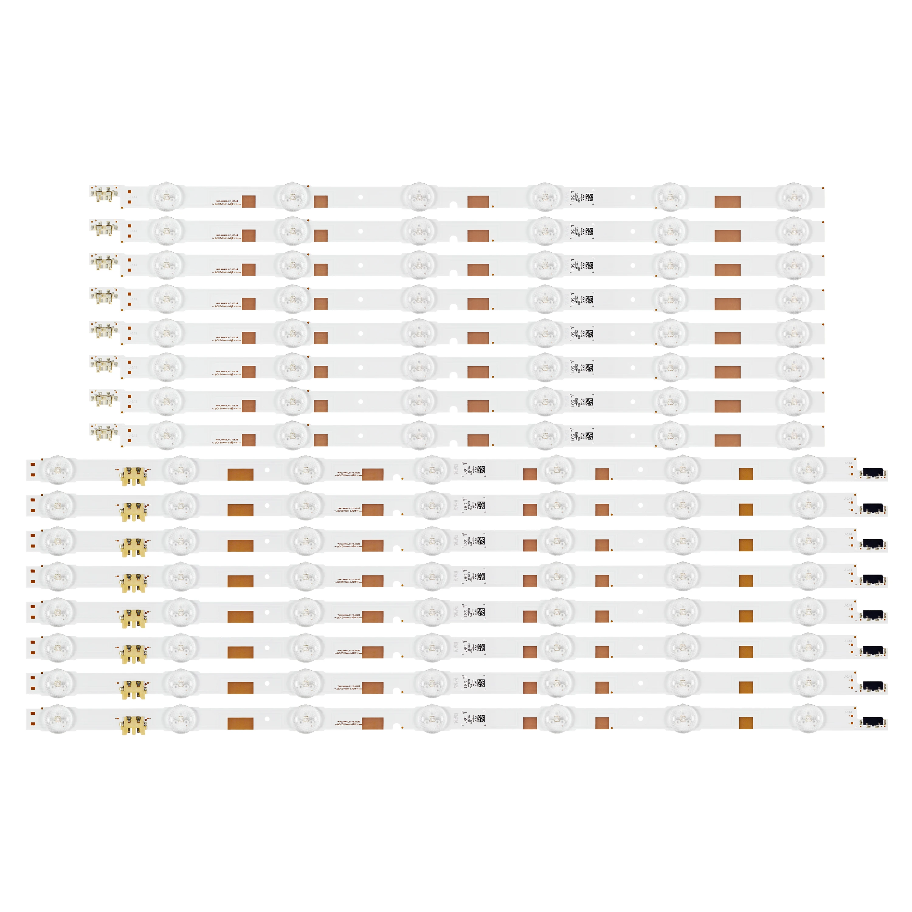 16 шт. Светодиодная лента подсветки для Samsung UE50JU6800 UE50JU6850 UE50JU6800K UA50JS7200 UE50JU6870 UN50JS7200 UA50JS7200 UE50JS7200