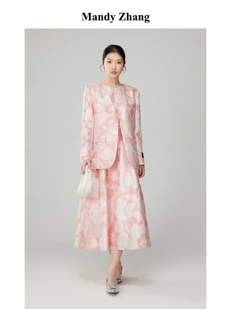 Рисунок 4 - Тяжелый жаккардовый Блейзер Хепберн без воротника