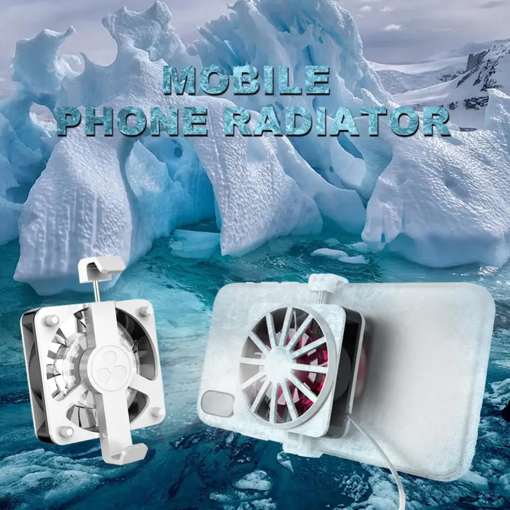 

Cooling Fans Game Radiator Game Cooler Mobile Phone Accessories Mobile Phone Cooler For Iphone Xiaomi Samsung Portable Rgb Mini