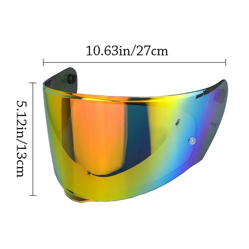 Полнолицевой козырек для шлема зеркальный сменный объектив прочный устойчивый к