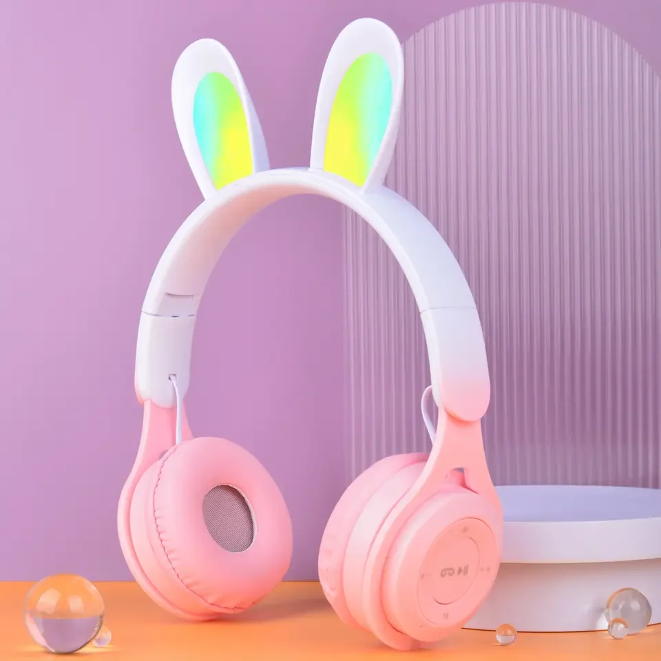 

Bluetooth-наушники M6 с кроличьими ушками, складные