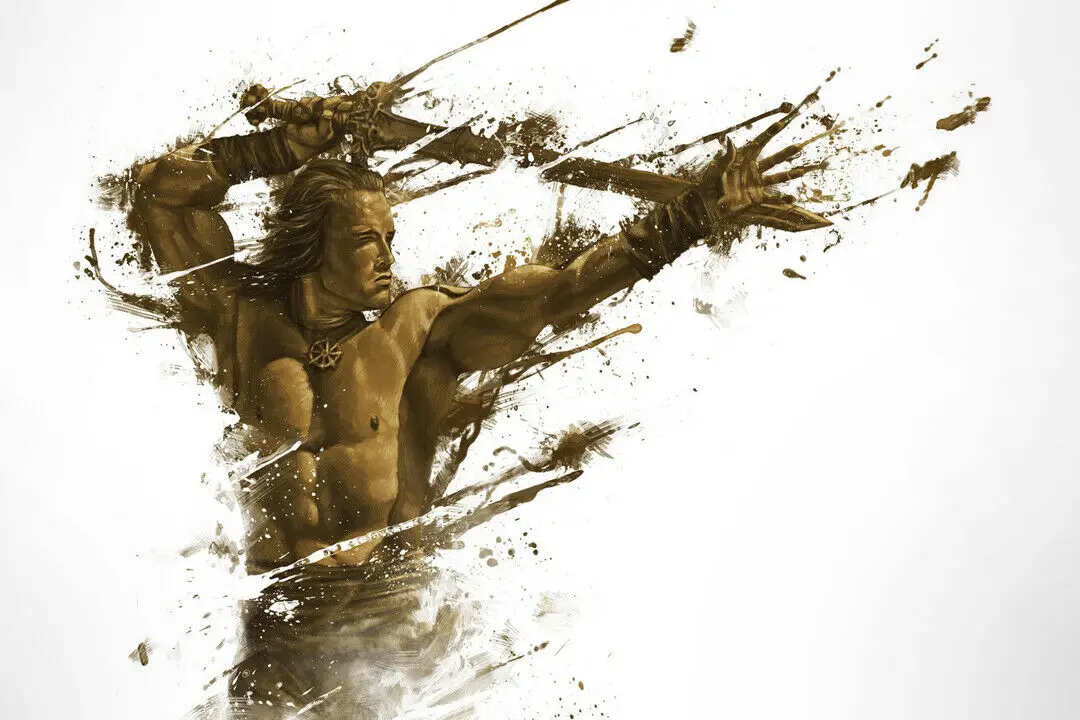 Художественный холщовый постер Conan с принтом Варвара для украшения гостиной, домашняя Настенная картина Художественный холщовый постер Conan с принтом Варвара для украшения гостиной, домашняя Настенная картина