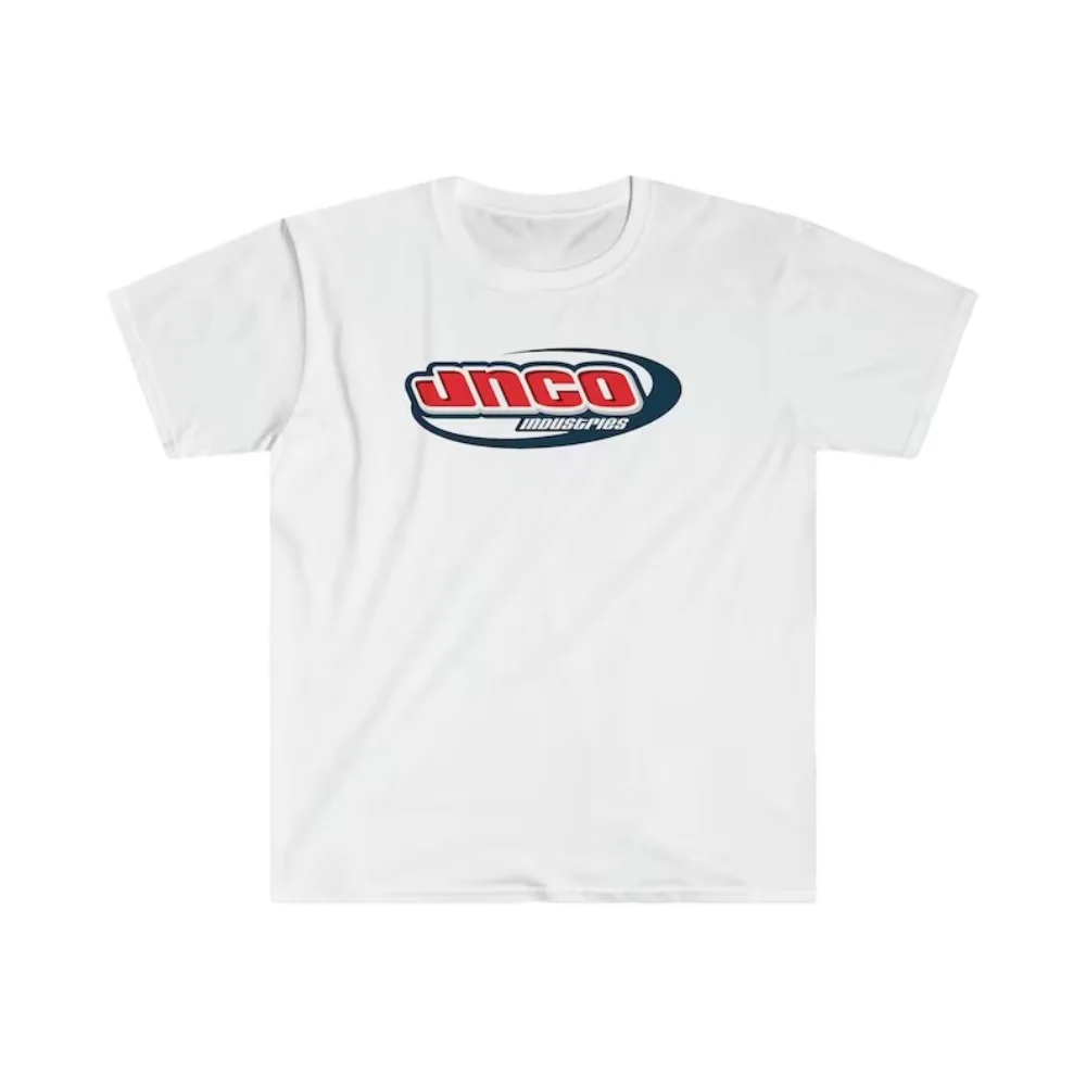 

T Shirt Mens Womens Harajuku Hip Hop Letters JNCO Graphic Print Oversized Short Sleeved Tshirt New Y2k Gothic Tops Streetwear