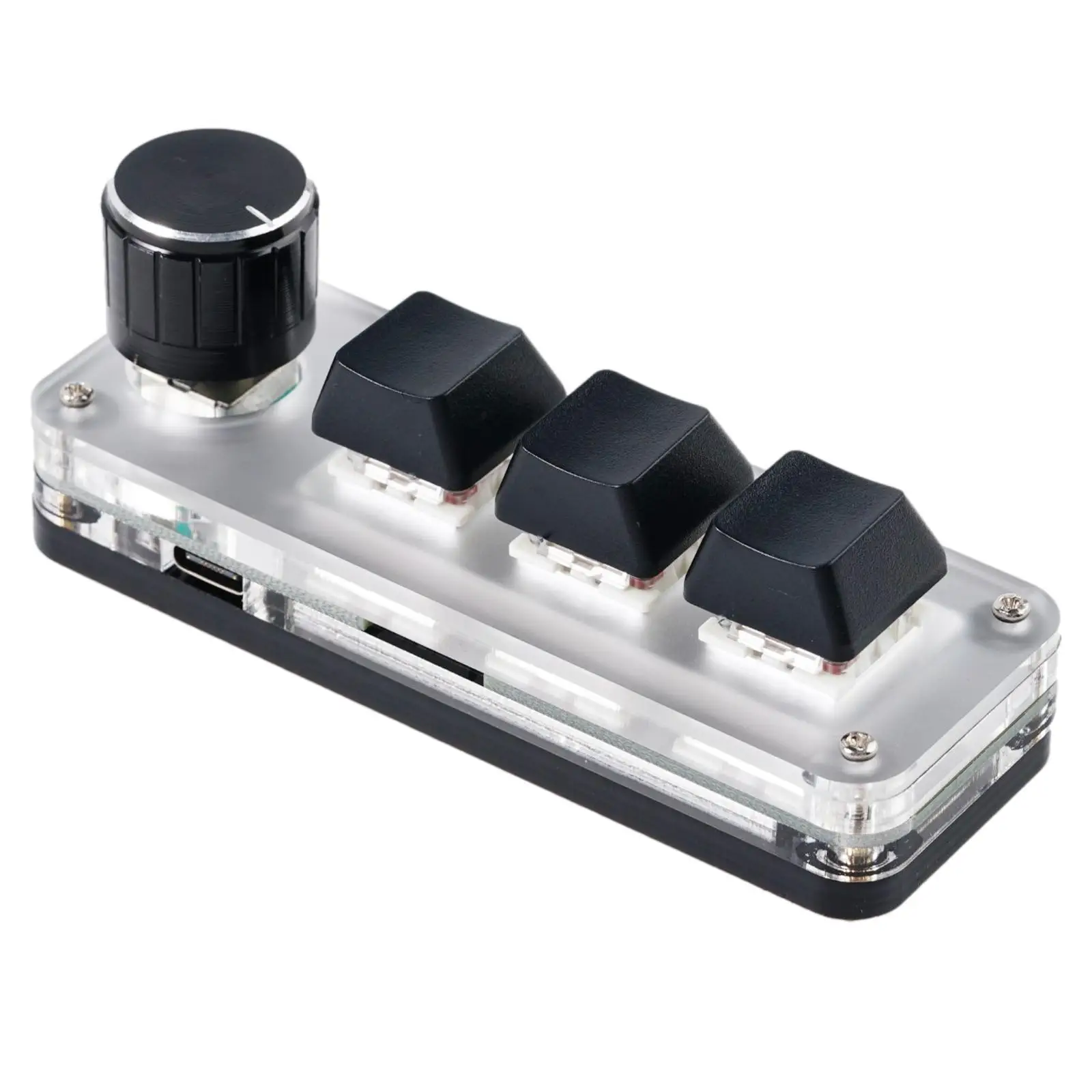 Мини-клавиатура 3 клавиши макро-клавиатура 2 ручки механическая клавиатура