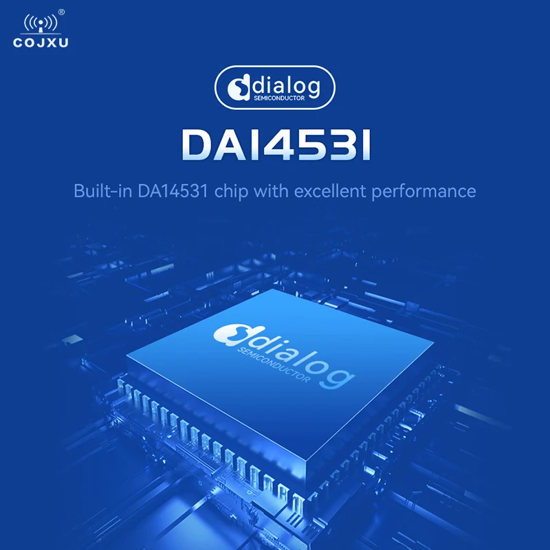 Фото DA14531 модуль Bluetooth для последовательного порта BLE5.0 COJXU E104-BT52X с низким энергопотреблением IPEX 3th SMD беспроводной модуль малого размера №3