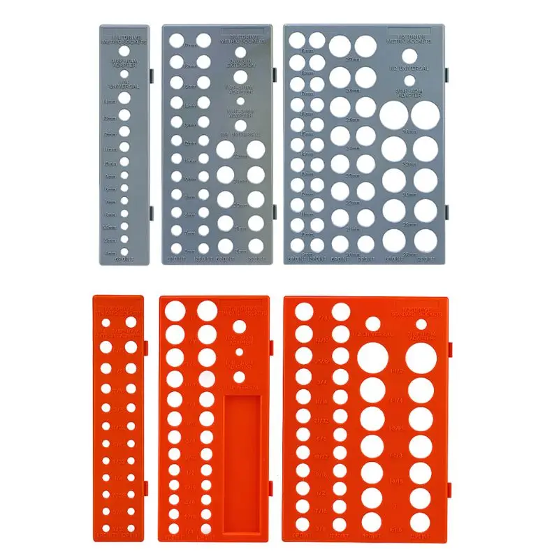 

3pcs/set Multifunctional Sleeve Socket Organizer Tray Rack Storage Holder Metric Imperial Stand