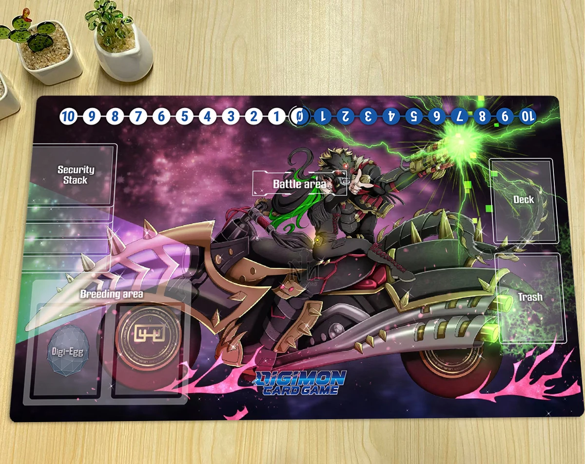 

Игровой коврик Digimon Beelzemon DTCG TCG, игровой коврик для настольных игр, игровые аксессуары и сумка