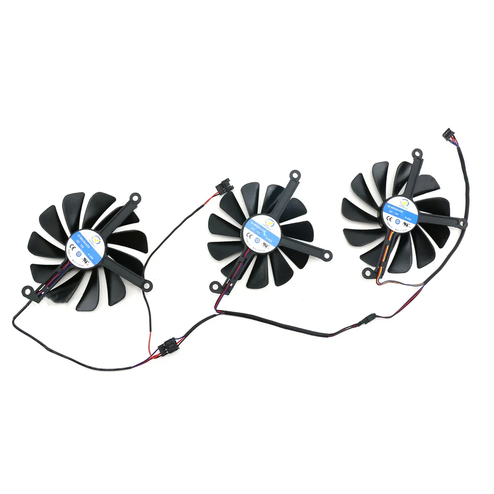 Запасная часть для XFX RX6800 6800XT 6900XT, Кулер Для Охлаждения видеокарты CF1015U12D CF9015U12D