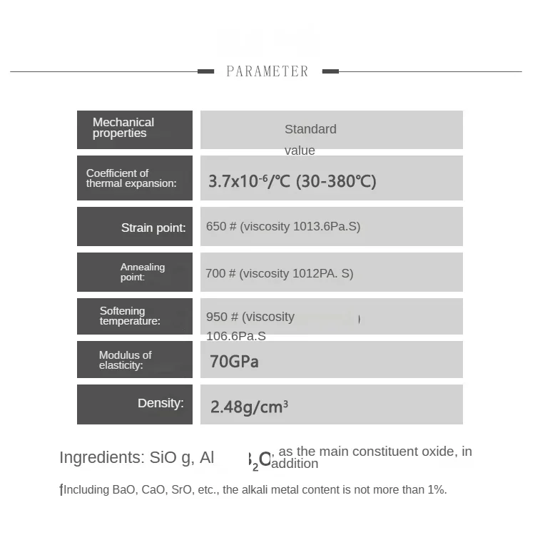 Стекло Tft-Lcd без щелочей (1*100*0 7 мм 20 шт./кор. используется для научных исследований)