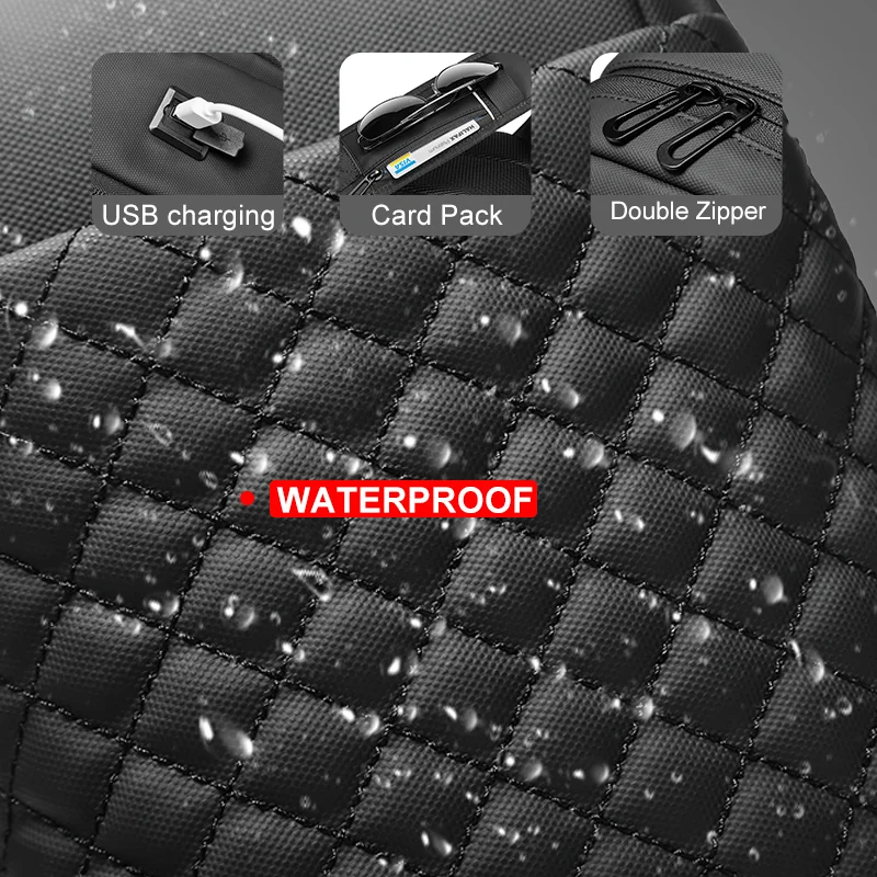 eurcool mens bag shoulder bag multifunction anti theft waterproof male crossbody bag casual sling chest bag with usb port bolsa free global shipping