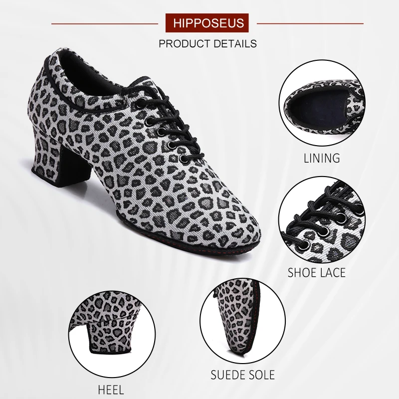 Women Rubber  Dance Shoes Girls Latin Salsa Ladies Ballroom Dance Shoes Soft Bottom Modern Tango Dancing Shoes Professional