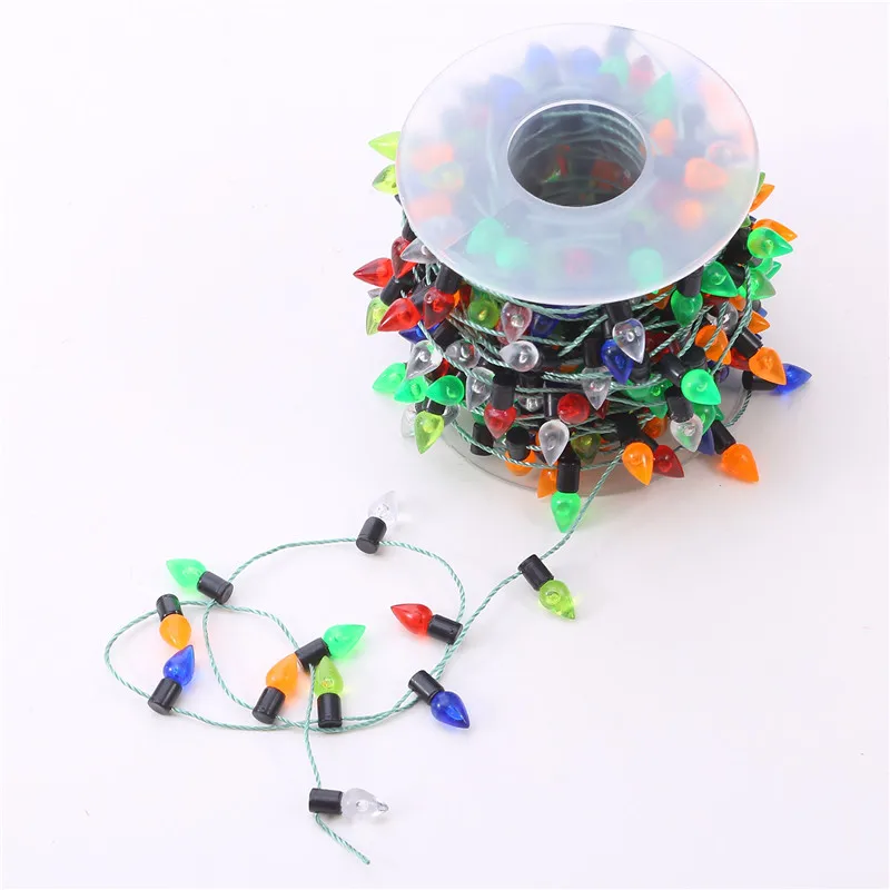 

Креативный реквизит, цветная светодиодная гирлянда, водонепроницаемый Рождественский светильник для свадьбы, рождевечерние, 0,5 м, украшени...