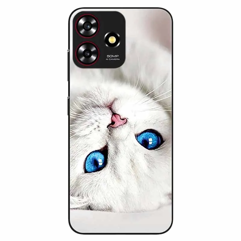 Чехол для смартфона ZTE Blade V50 мягкий силиконовый ударопрочный чехол-бампер