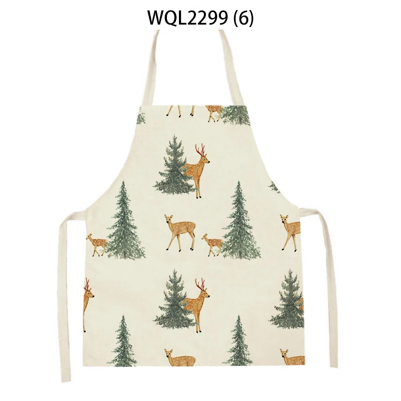 

Льняной фартук без рукавов