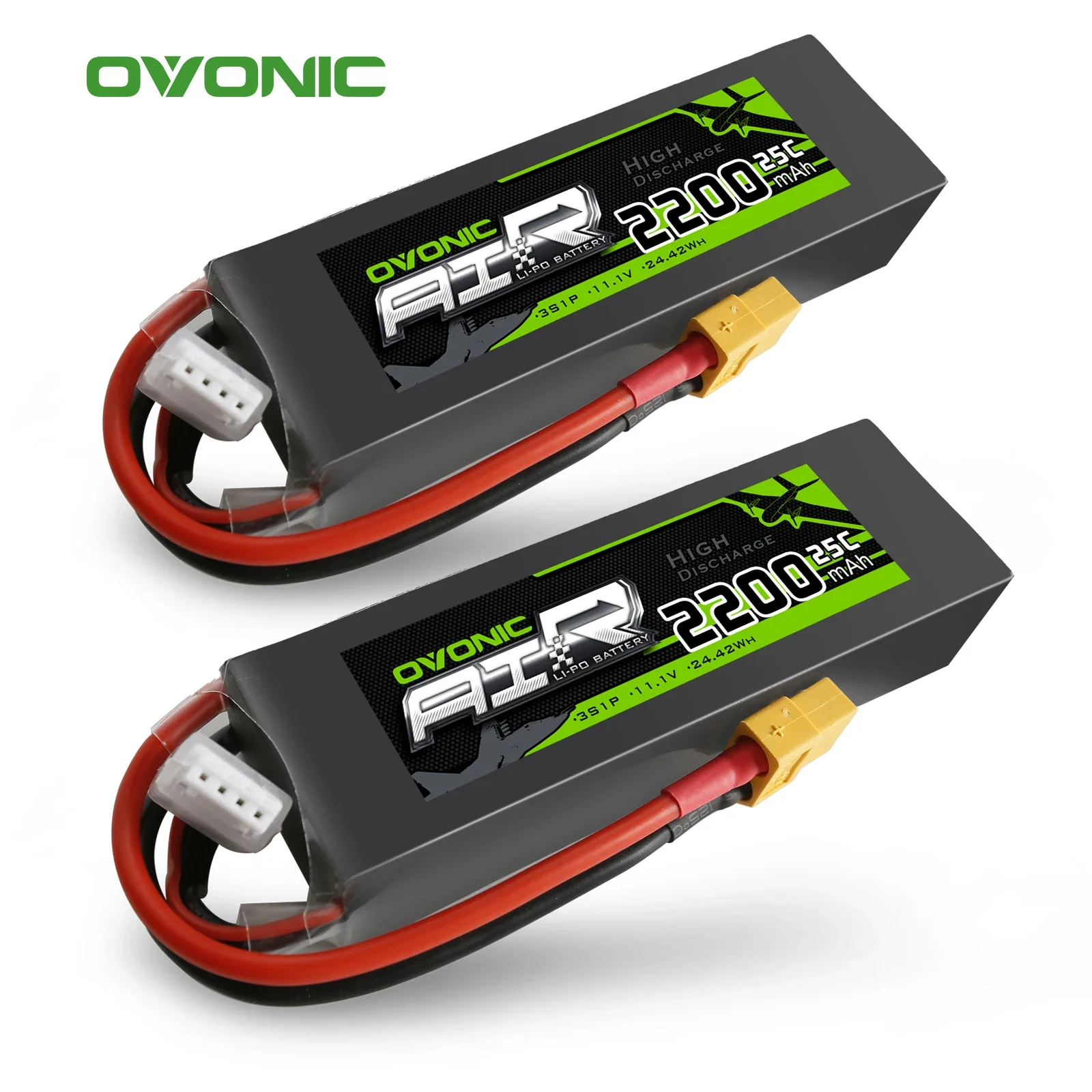 OVONIC LiPo Battery RC 2200 мАч 3S 11 1 В 25C Max 50C Аккумулятор с разъемом XT60 для Phantom FC40 Запасной