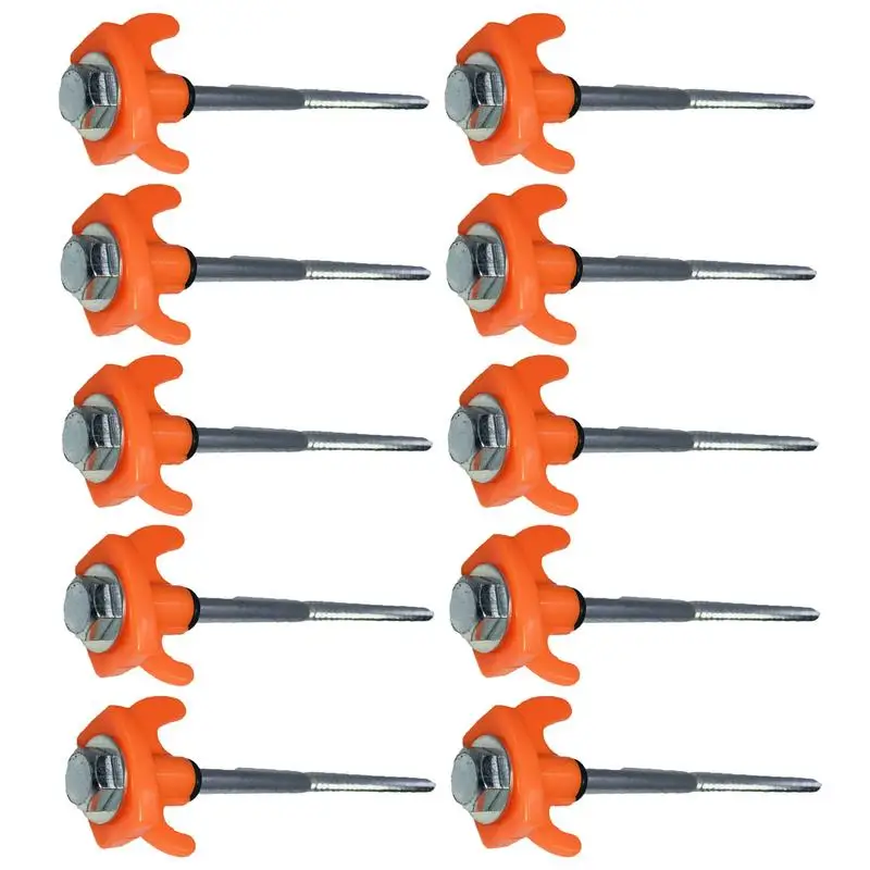 Резьбовые Стальные Винтовые стойки для палатки стойкие к износу