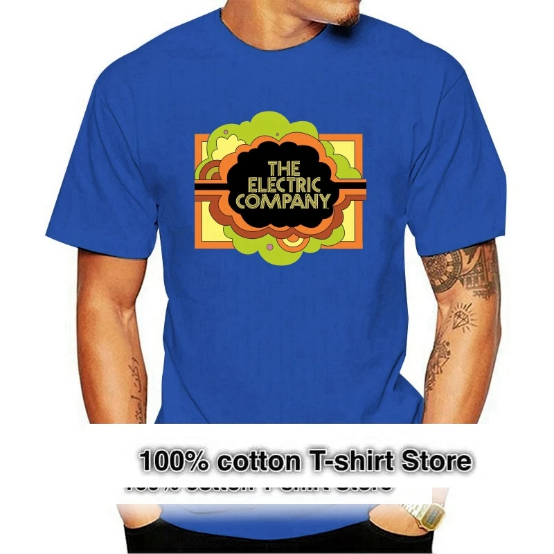 

The Electric Company T Shirt Vintage 70' Tv Show 100 Cotton Graphic Yellow Tee Plus Size Clothing Tee Shirt