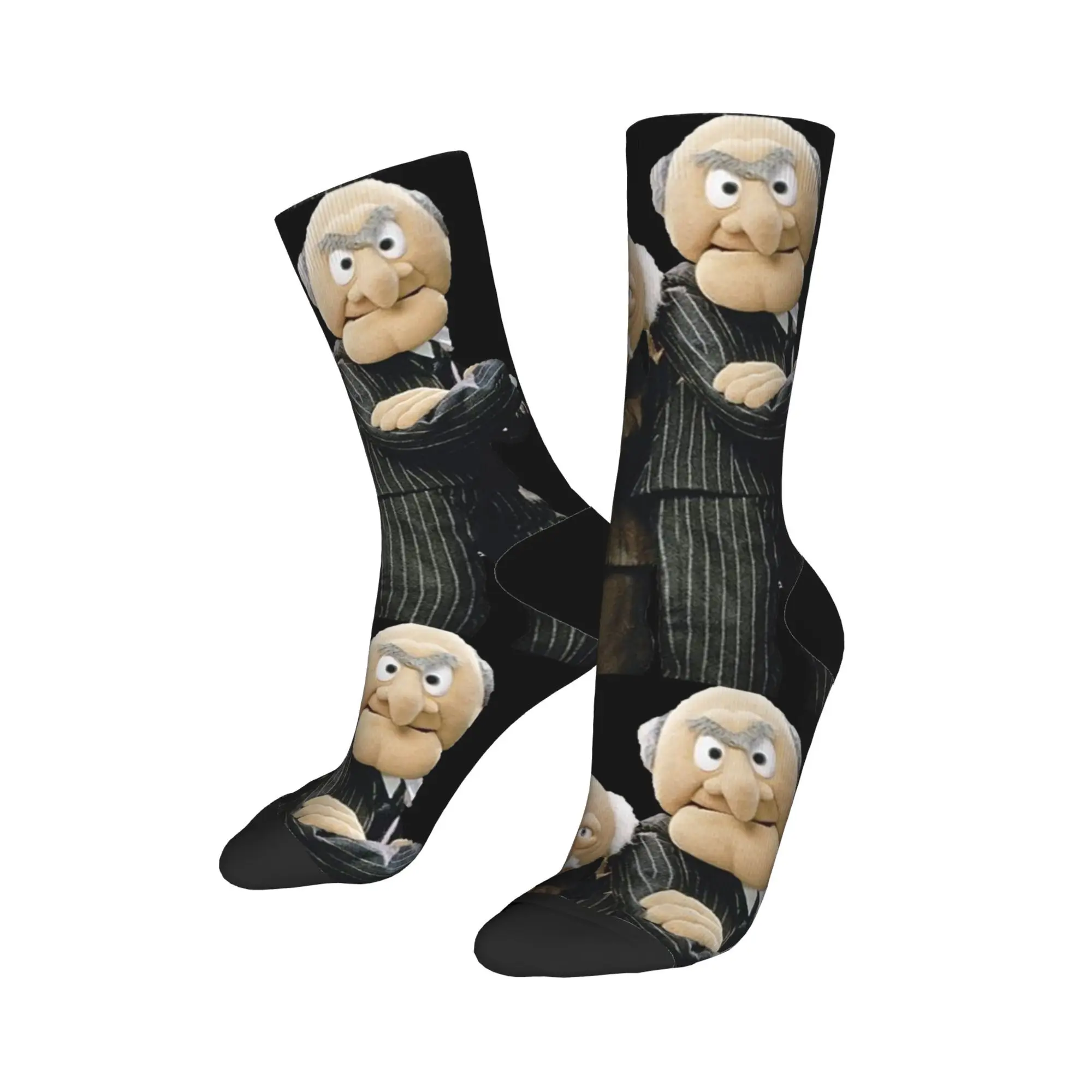 Новые мужские носки в стиле хип-хоп Statler And Waldorf The Muppet Show женские из полиэстера с