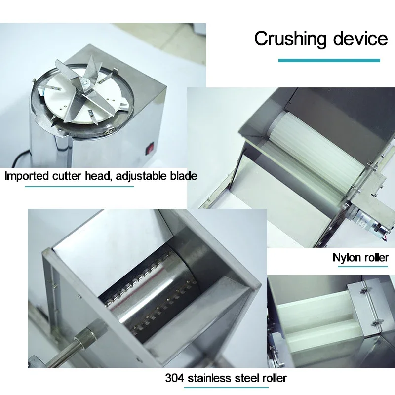 Электрический измельчитель для винограда и фруктов из нержавеющей стали с двойным колесом, 216 Вт, 24 В, для домашнего использования (art.: 3920dbd197cf3) - 3920dbd197cf3