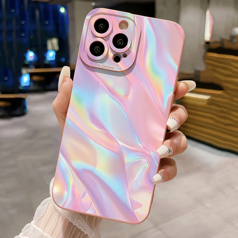 Чехол для Xiaomi Redmi Note 14 Pro Plus 5G с градиентом Aurora чехол телефона 13 12 11 10 12S 11S 10S 14C 13C 12C