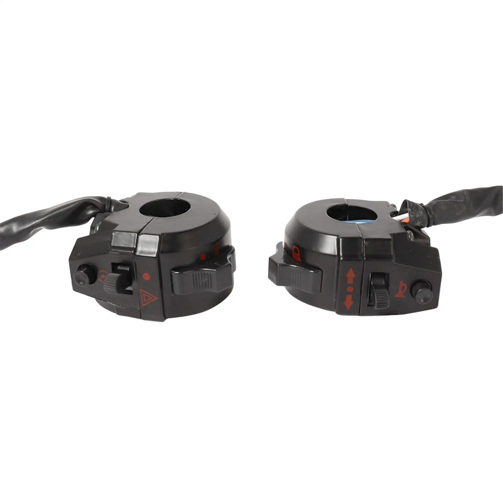 

2x Left & Right Side Motorcycle Handlebar Switch Control 7/8" 22mm Turn Signal Horn Switch