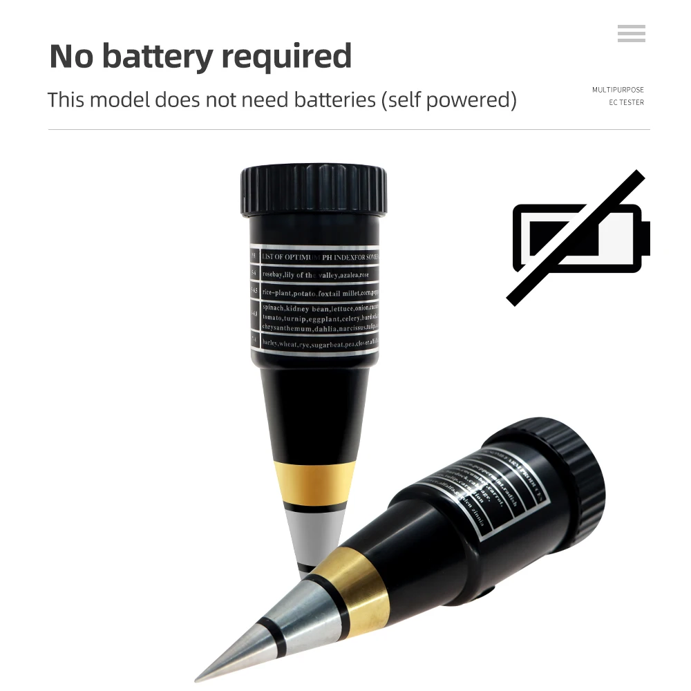 Тестер почвы 2-в-1 тестер влажности растений и PH для дома сада лужайки фермы