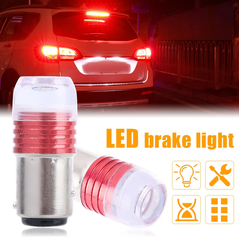 

1157 BAY15D LED Car Brake Light Flash Strobe Lights Backup Reverse Lamp Red White Yellow Stop Bulbs Auto Rear Tail Turn Signals