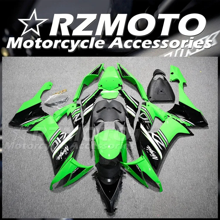 

New ABS Whole Motorcycle Fairings Kit Fit for Kawasaki Ninja ZX-10R ZX10R 2008 2009 2010 08 09 10 Bodywork set Green