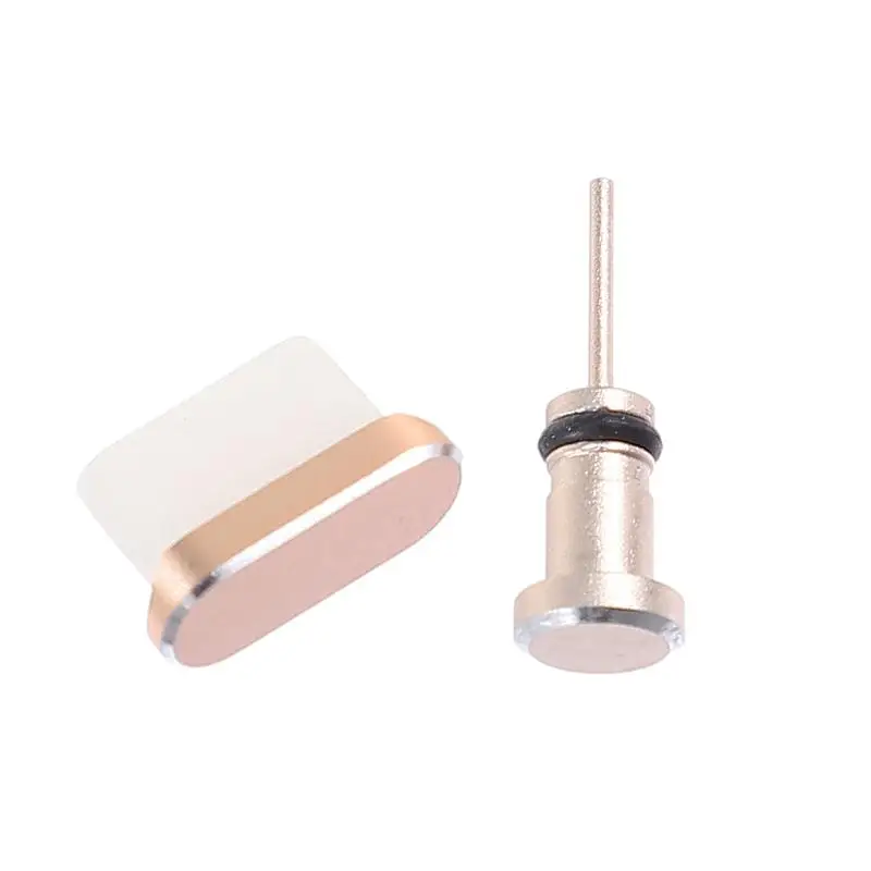 

2 Pairs of Phone Dust Plug Earphone Dust Plug Sets Anti Dust Type-C Port Plugs