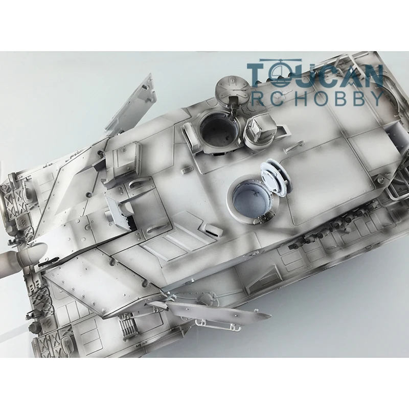1/16 CS полностью металлический немецкий Leopard2A6 RC Танк с дистанционным управлением