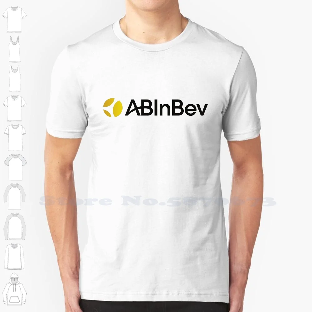 

AB InBev Logo Brand Logo High-quality T Shirts 2023 Fashion T-shirt New Graphic Tee